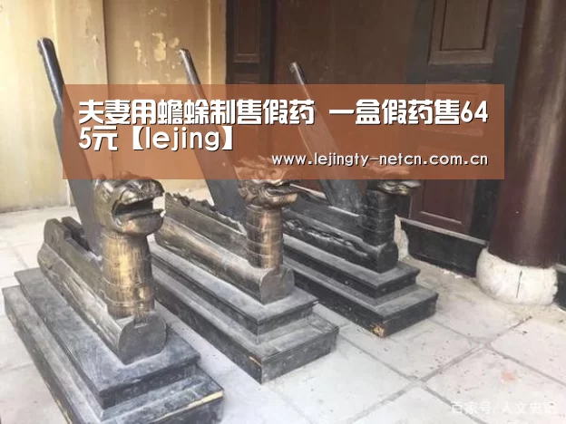 夫妻用蟾蜍制售假药 一盒假药售645元【lejing】(图1) 乐竞